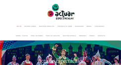 Desktop Screenshot of espectaculosparaeventos.com